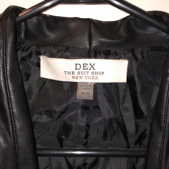 Vintage Dex Vegan Leather Jacket - Picture 6 of 7